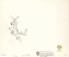 Vintage Looney Tunes Original Production Drawing: Wile E. Coyote