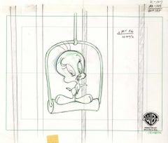 Looney Tunes Original Production Drawing: Tweety Bird