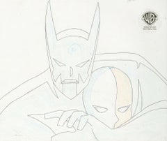 Batman Beyond Original Production Drawing: Batman and Ten