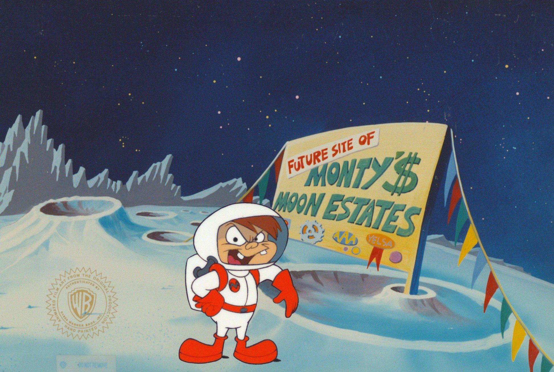 Tiny Toons Original Production Cel: Montana Max - Art by Warner Bros. Studio Artists