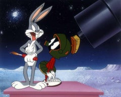Bugs and Marvin the Martian Gicleé on Fine Art Paper