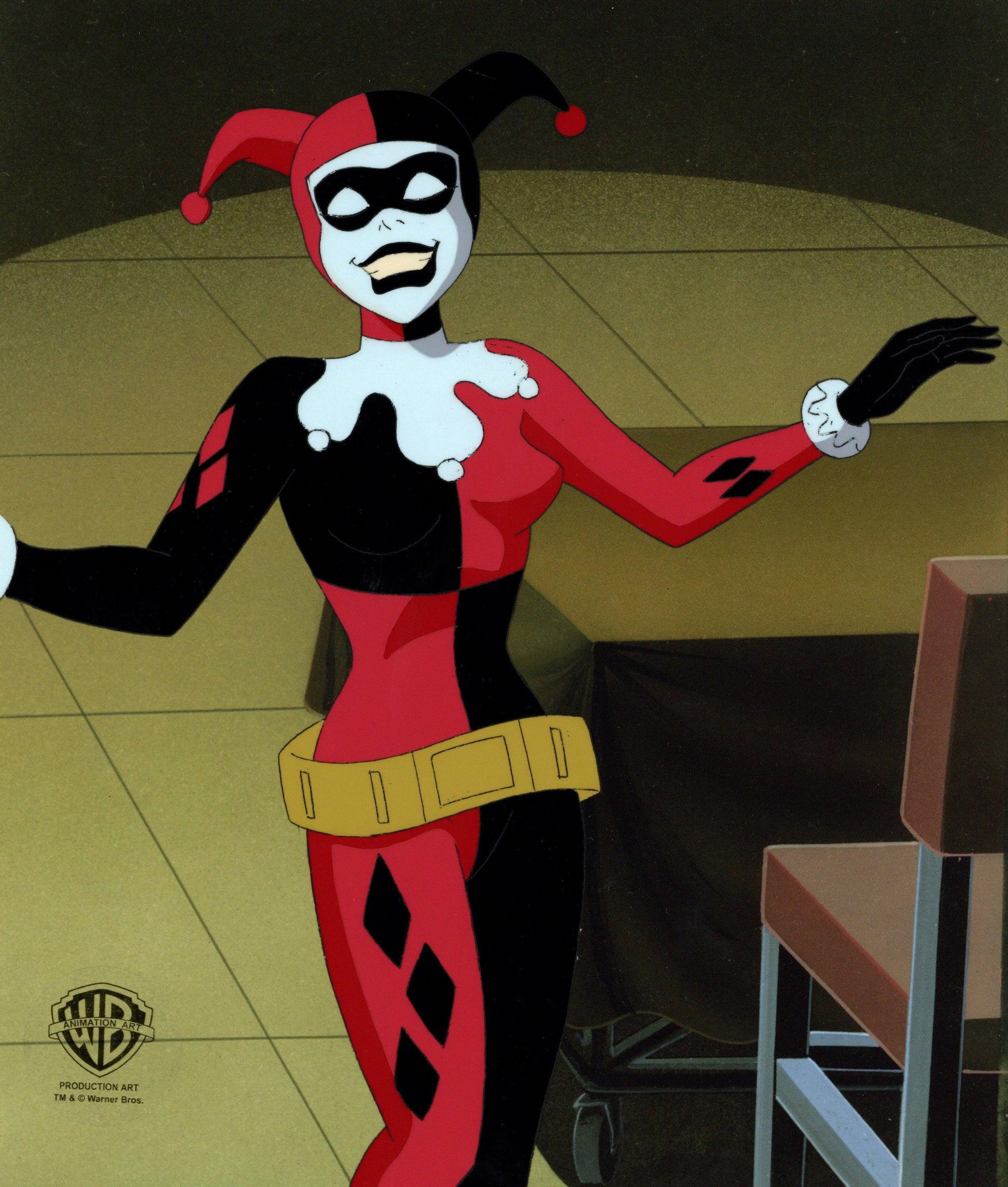 Batman The Animated Series Original Production Cel: Harley Quinn - Art by DC Comics Studio Artists