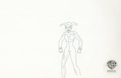 Justice League Original Production Drawing: Harley Quinn