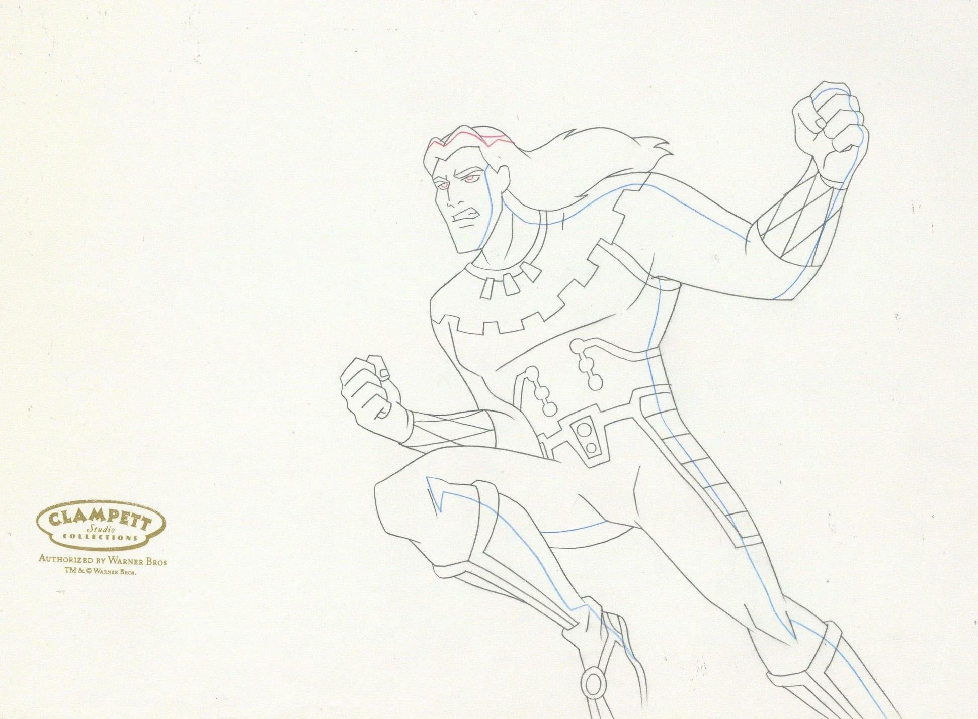 Justice League Unlimited Original Production Drawing: Long Shadow - Art by DC Comics Studio Artists