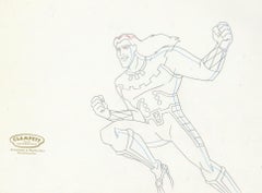 Justice League Unlimited Original-Produktionszeichnung: Langes Schatten