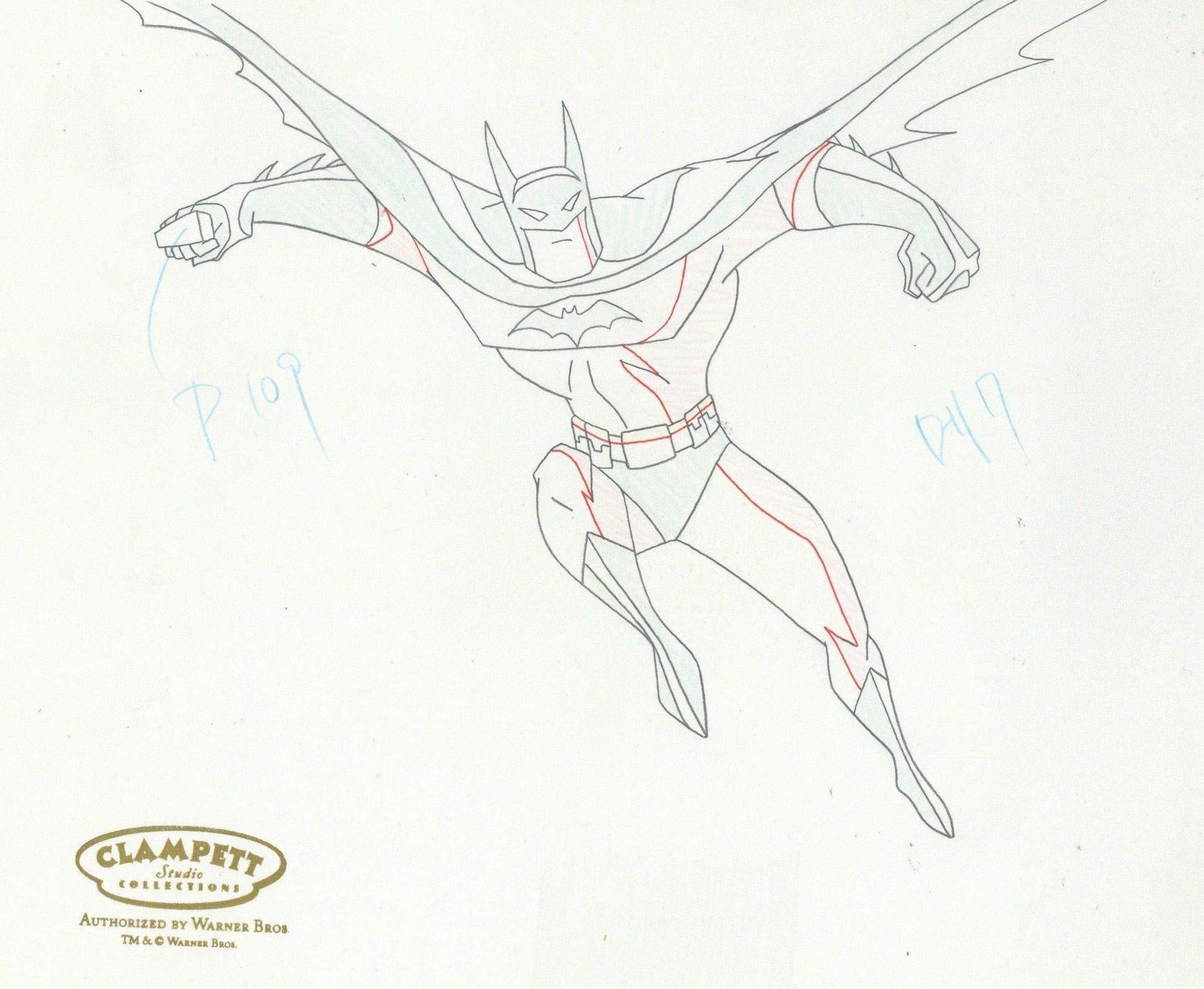 Justice League Original Production Drawing: Batman - Art by DC Comics Studio Artists