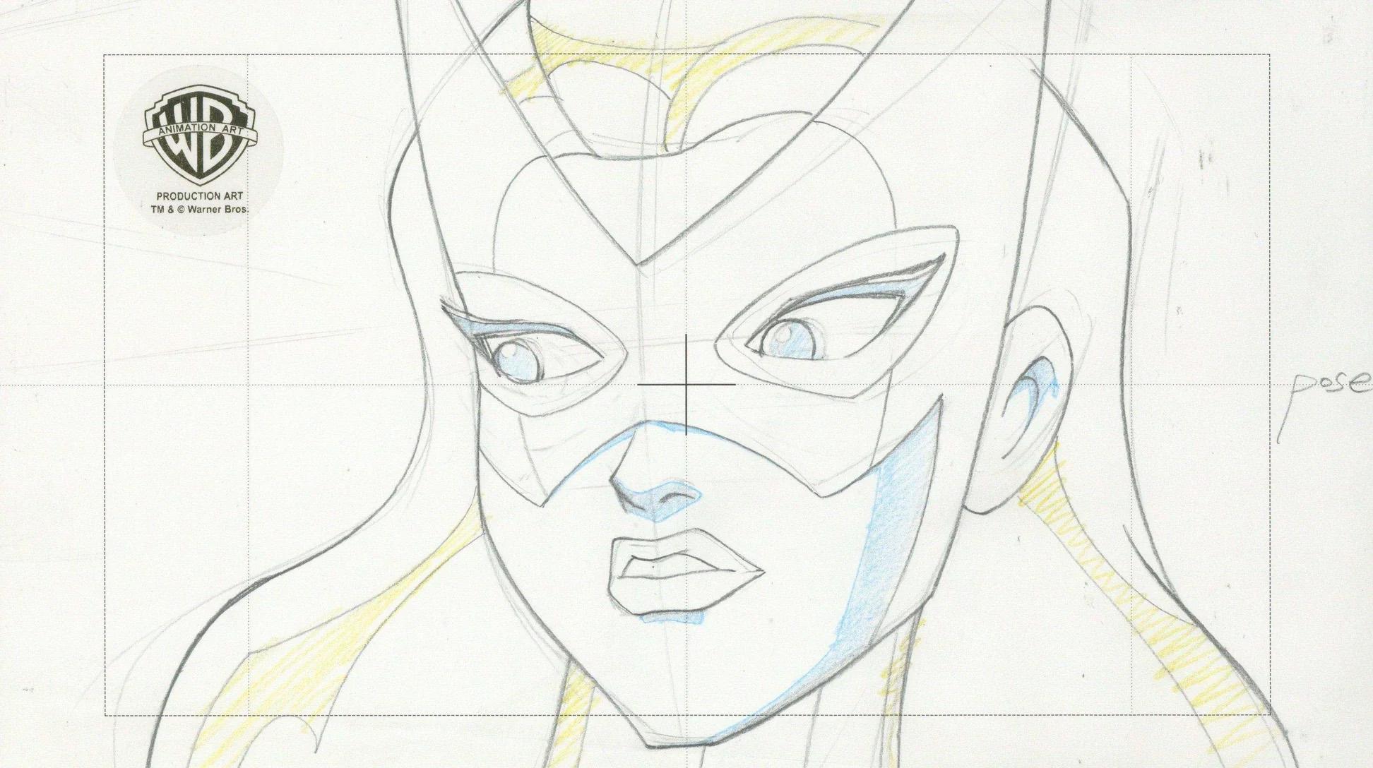 Justice League Original Production Drawing: Huntress - Art by DC Comics Studio Artists