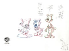 Animaniacs Dibujo original de producción: Wakko, Yakko y Dot