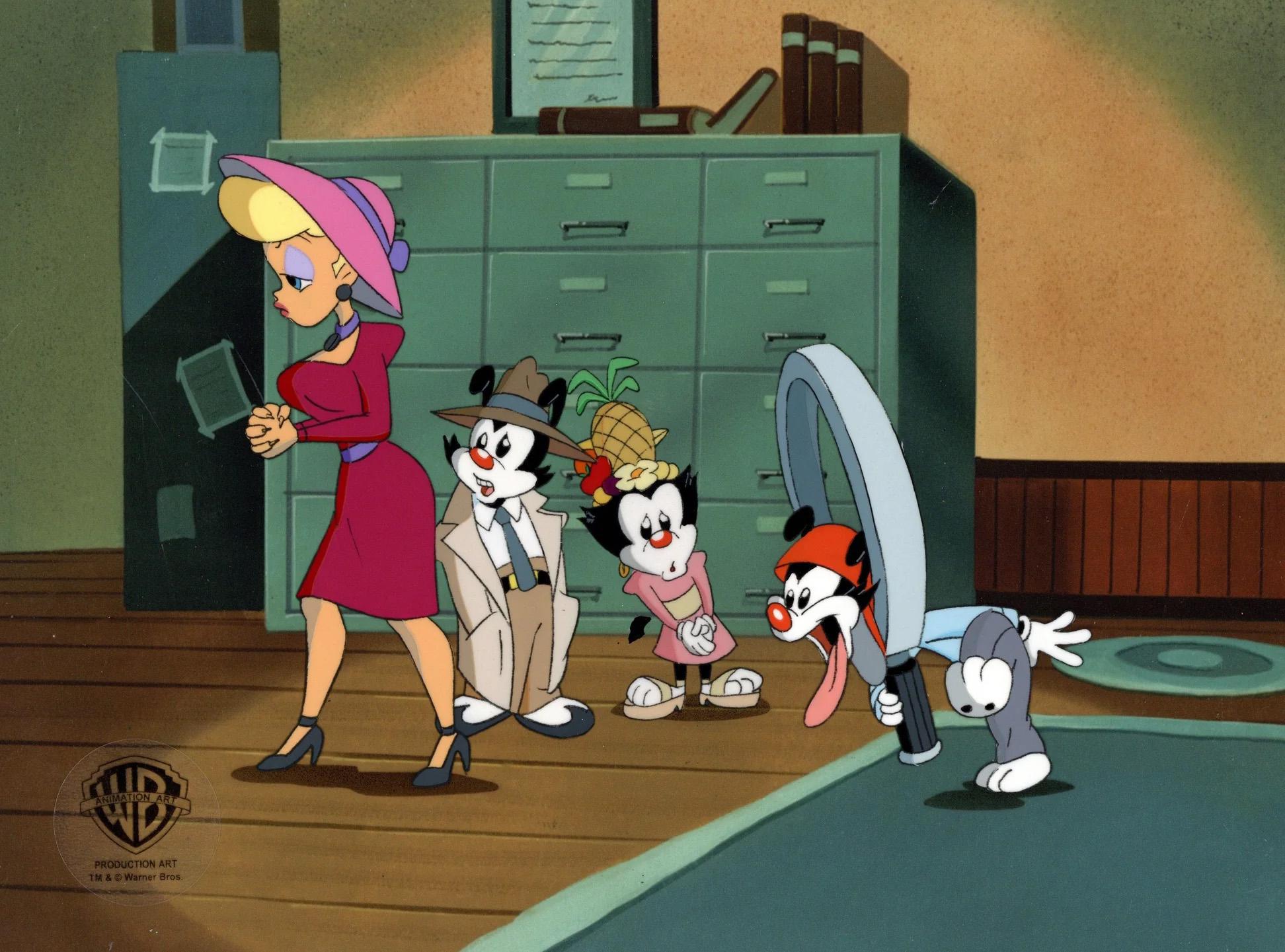 Animaniacs Original Production Cel: Hello Nurse, Wakko, Yakko und Dot