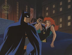 Batman The Animated Series Original Prod. Cel: Batman, Robin, Veronica Vreeland
