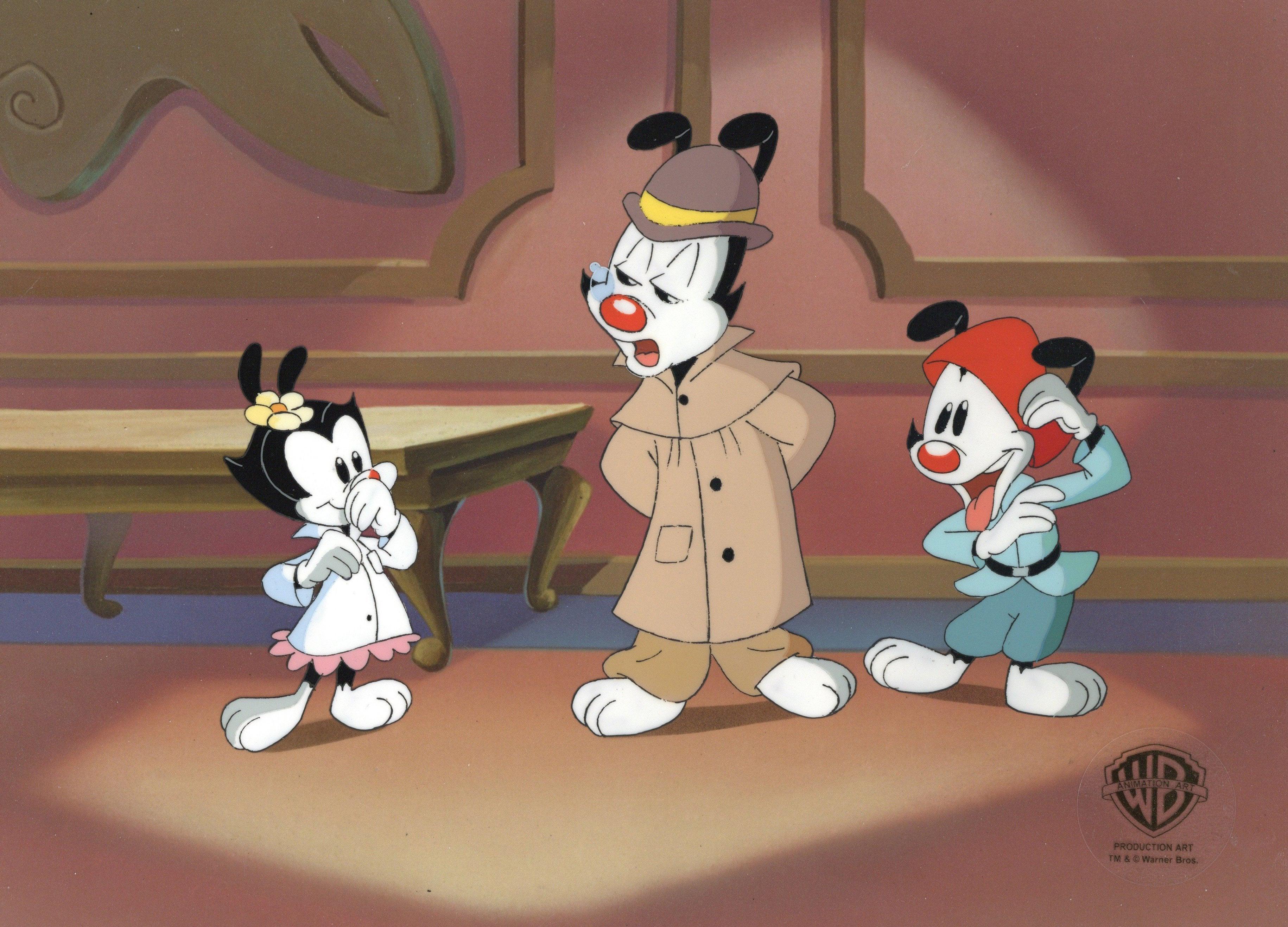 Animaniacs Production Cel : Yakko, Wakko, and Dot - Art de Warner Bros. Studio Artists