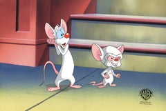 Vintage Pinky And The Brain Original Production Cel: Pinky and Brain