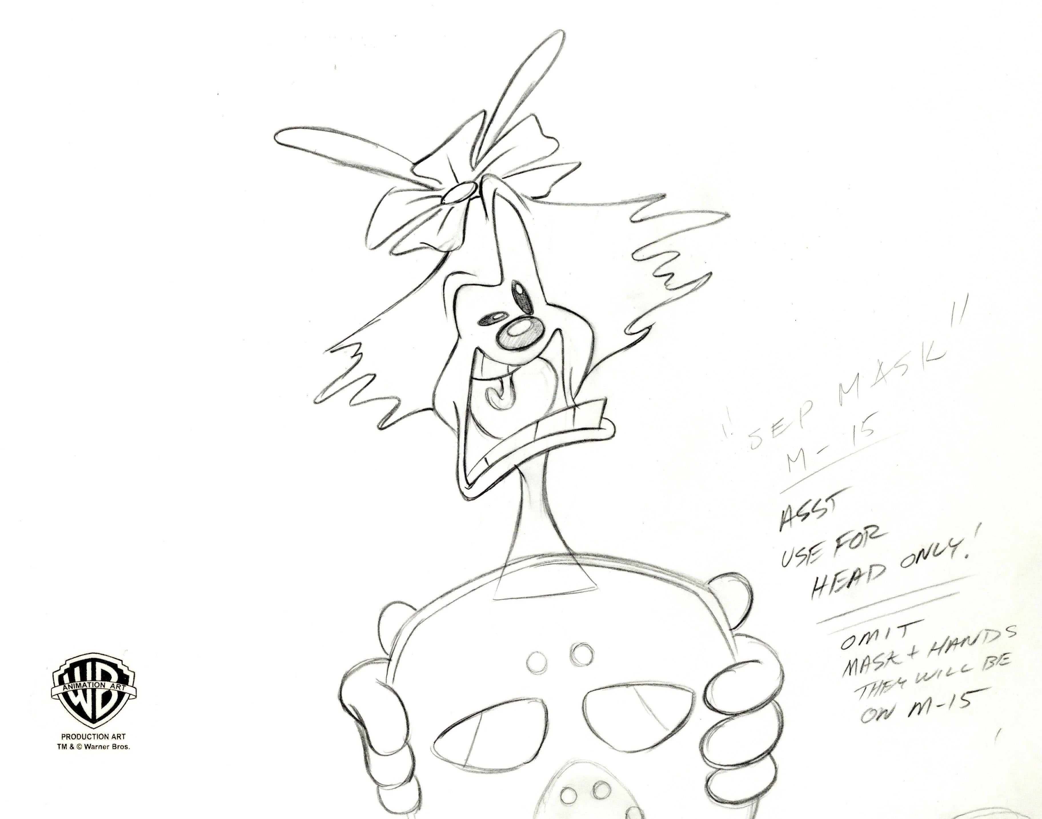 Animaniacs Original Production Drawing: Dot - Art by Warner Bros. Studio Artists
