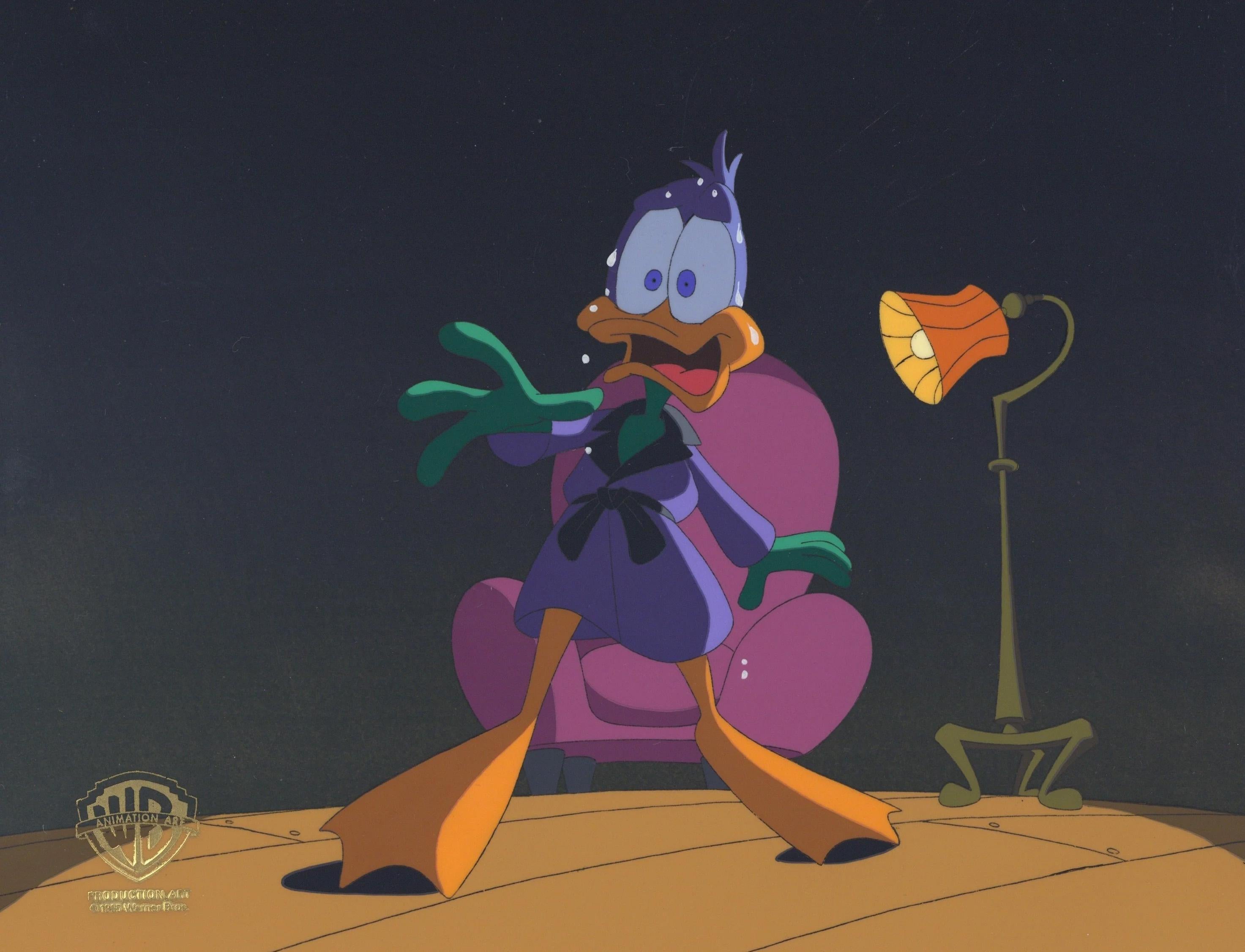 Tiny Toons Original Production Cel: Plucky Duck - Art by Warner Bros. Studio Artists