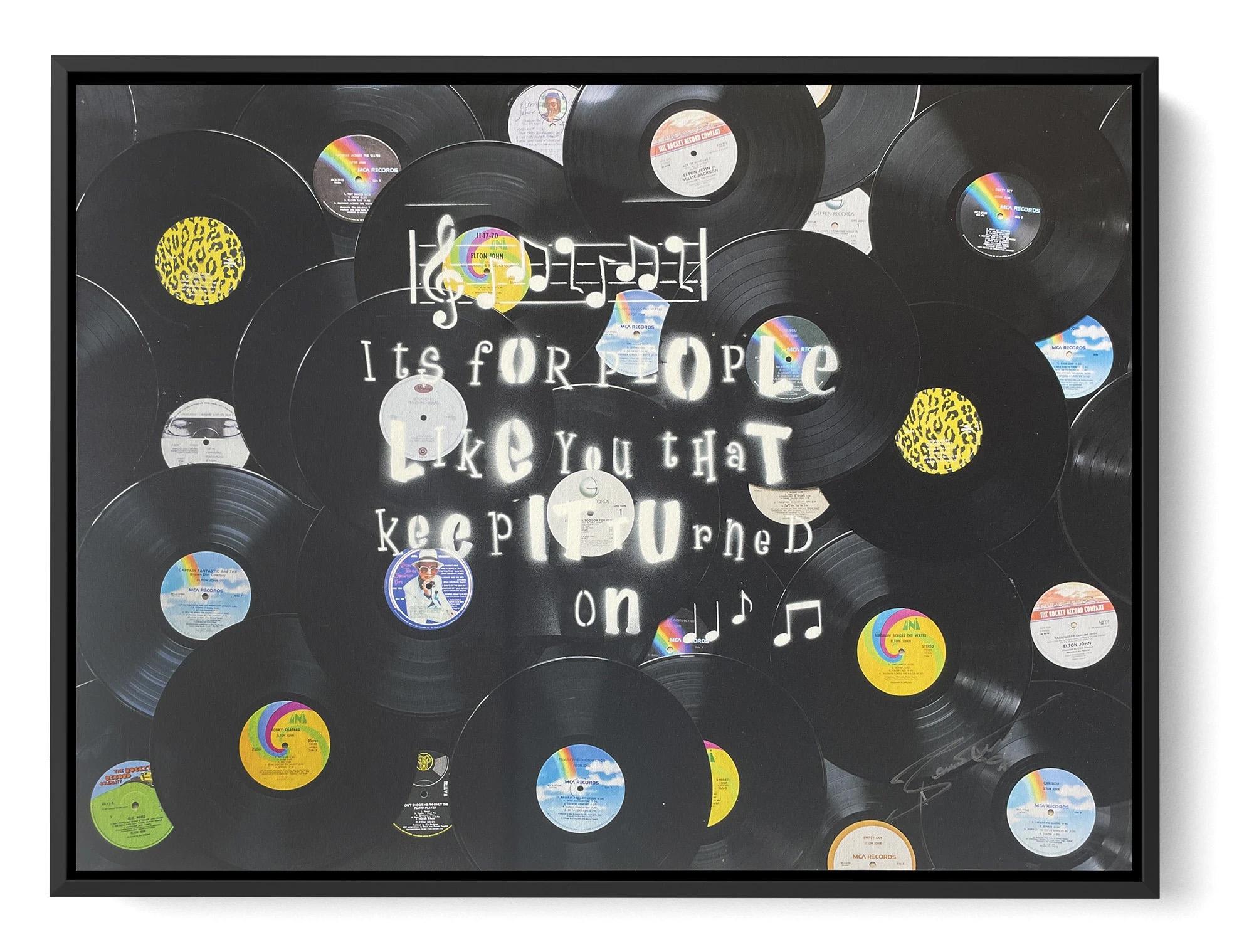 MEDIUM: Hand-embellished monotype on canvas
IMAGE SIZE: 25" x 33"
SKU: BT0011

Bernie Taupin's views art as a visual extension of his song lyrics. Inspired by "Your Song,” released in 1971.