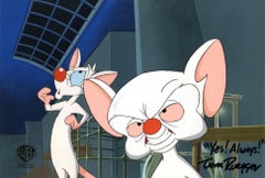 Pinky And The Brain Original Production Cel Signed Tom Ruegger: "Yes! Always!"