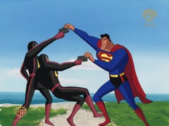 Superman the Animated Series Original Production Cel: Superman