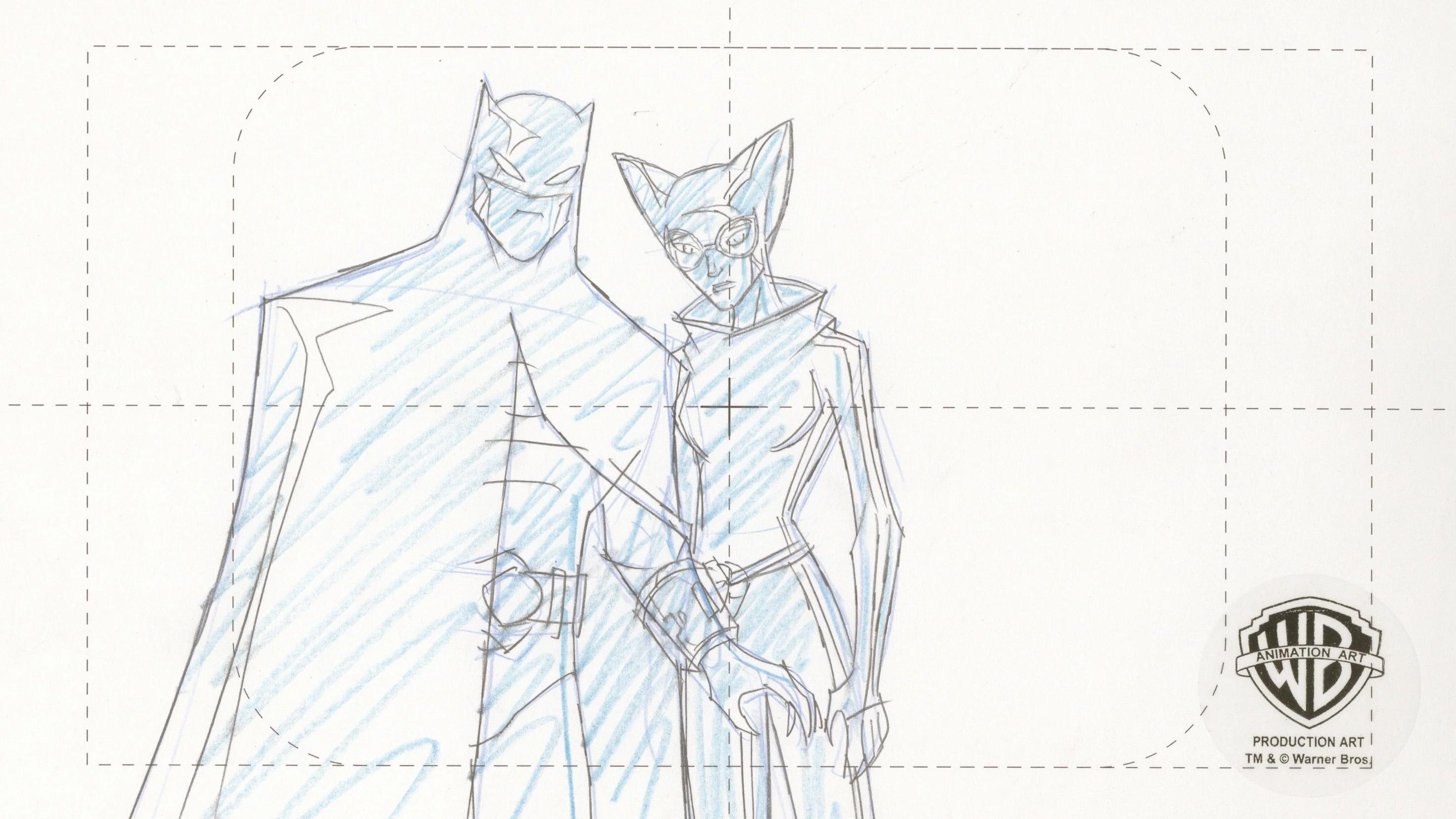 DC Comics Studio Artists - The Batman Original Production Drawing ...