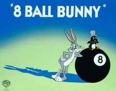 Retro Eight Ball Bunny Limited Edition Sericel