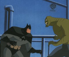 Vintage The New Adventures Of Batman Production Cel: Batman and Killer Croc