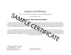 The New Batman Adventures Original Production Cel: Mr. Freeze