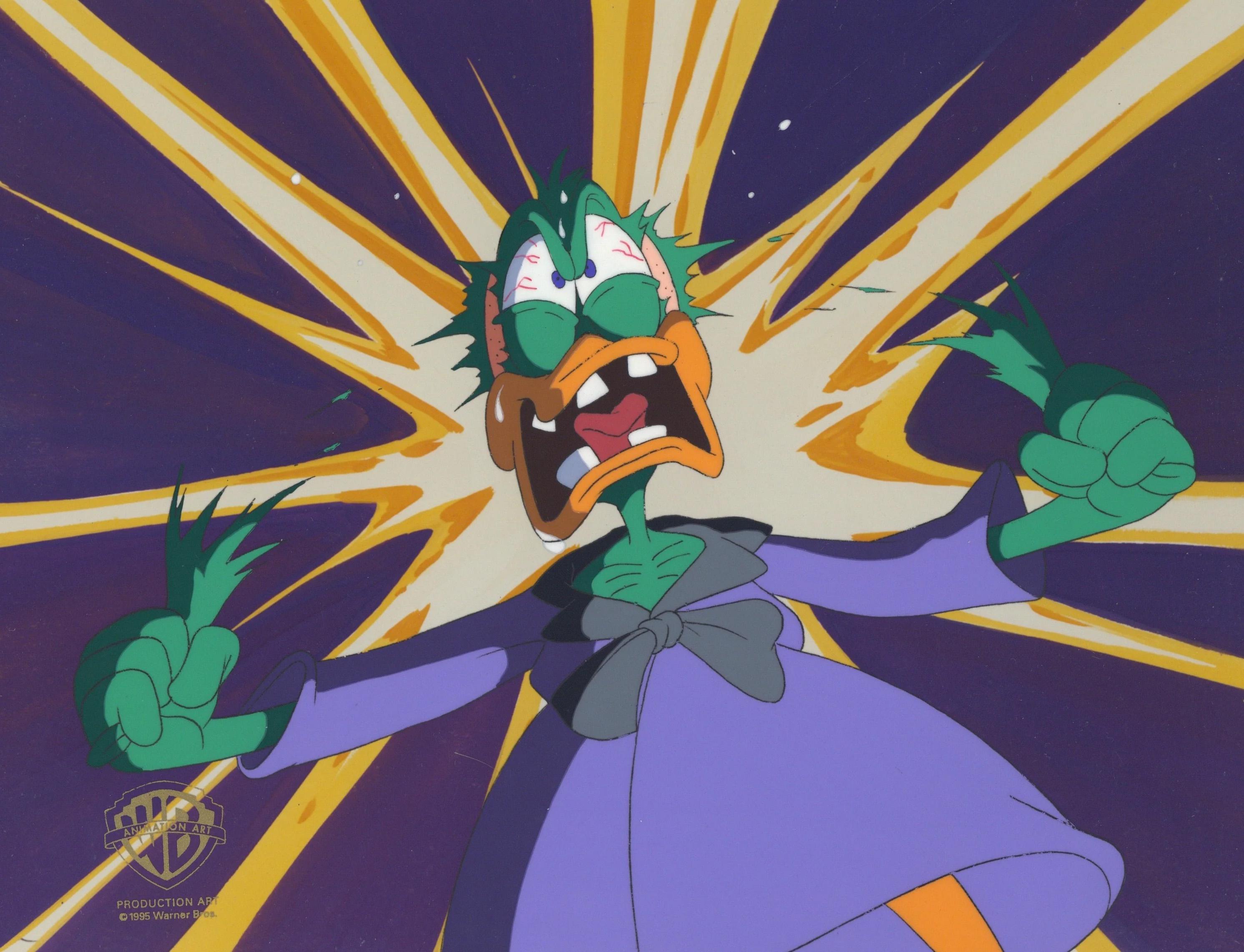 Tiny Toons Original Production Cel: Plucky Duck - Art by Warner Bros. Studio Artists