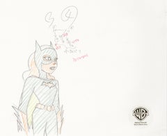 The New Batman Adventures Original Production Drawing: Batgirl