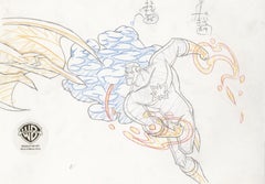 Justice League Unlimited Original Production Drawing: Captain Atom