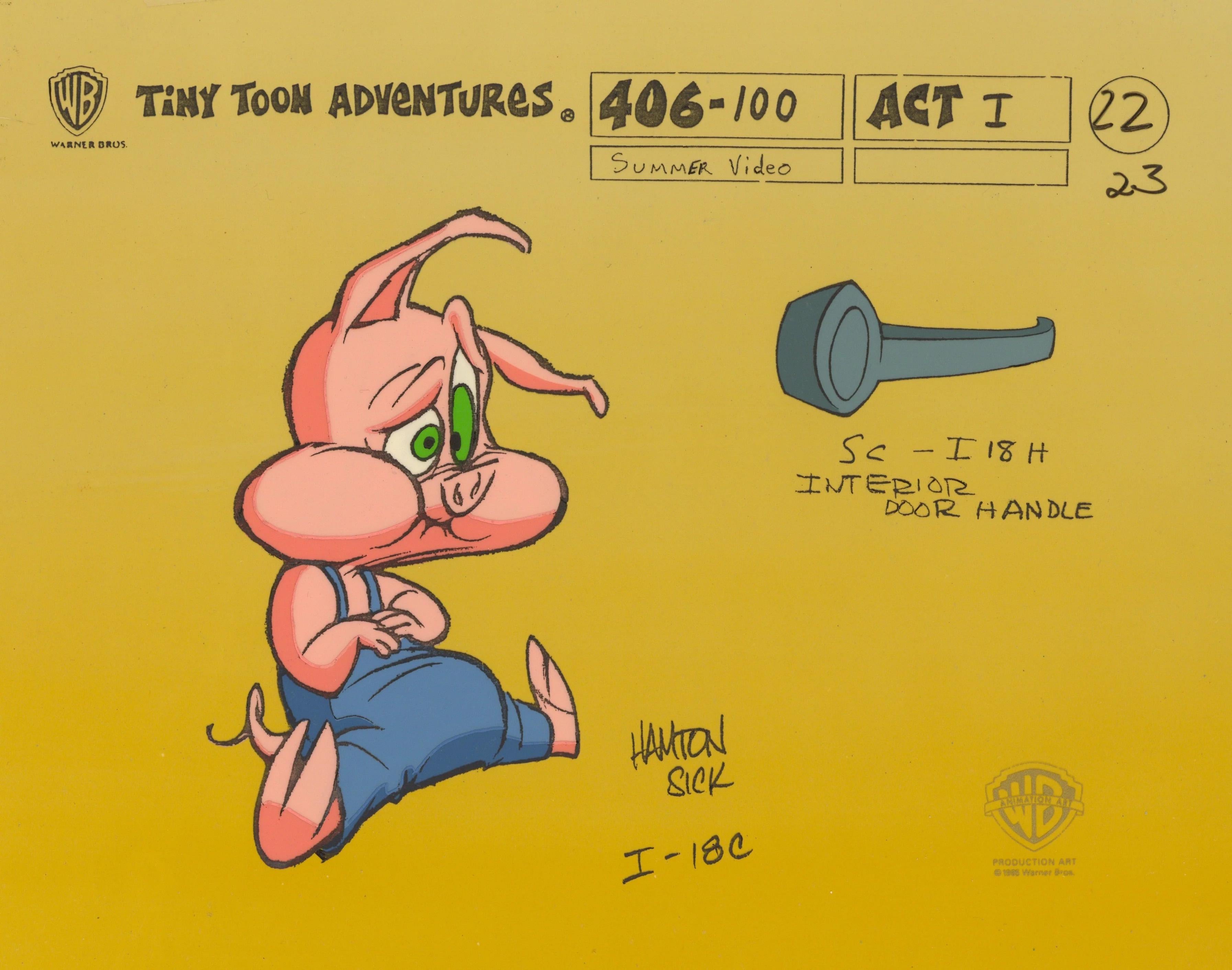 Tiny Toons Color Call Out Set : Hamton J. Pig - Art de Warner Bros. Studio Artists