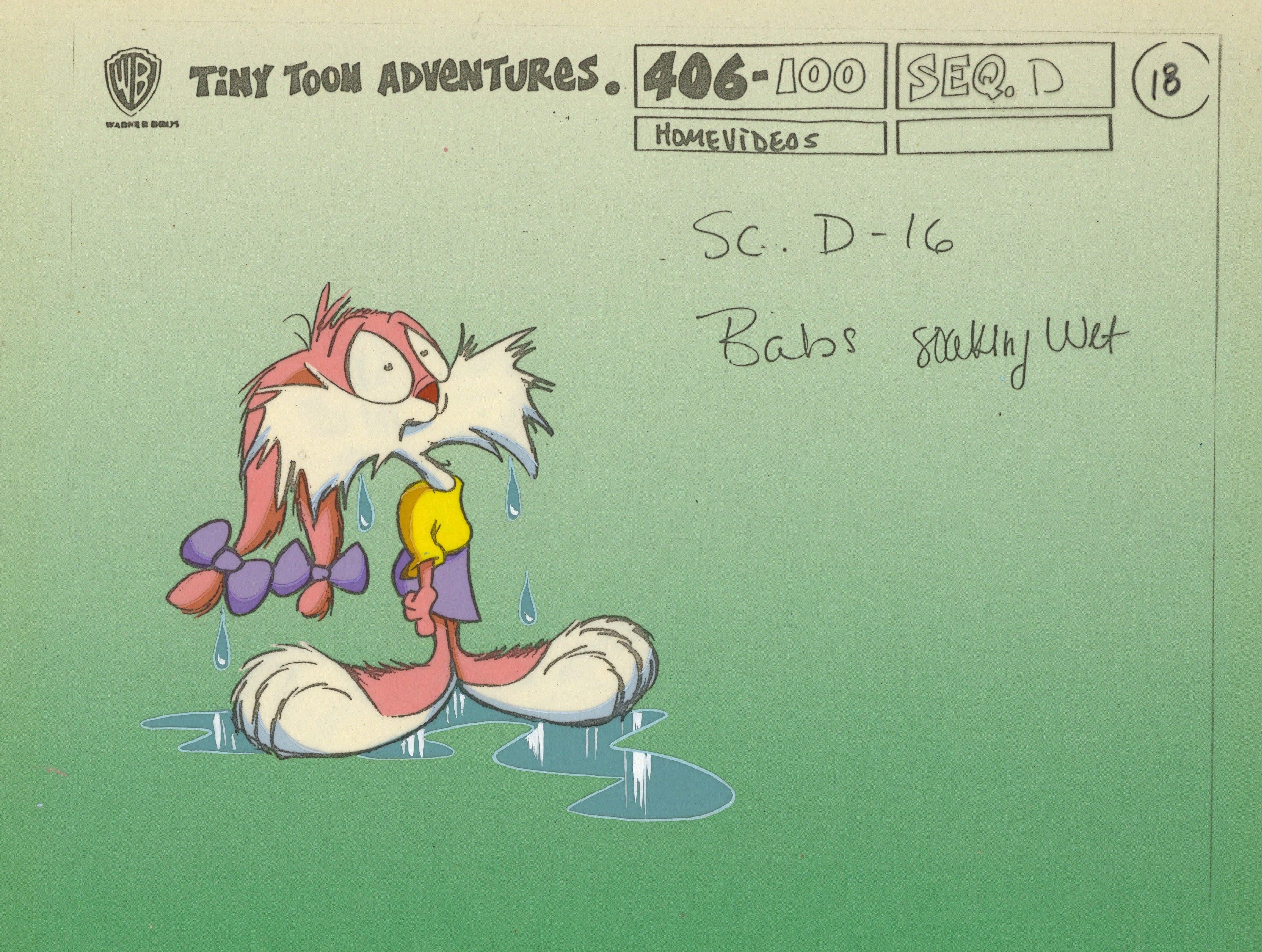 Tiny Toons Color Call Out Set : Babs - Art de Warner Bros. Studio Artists