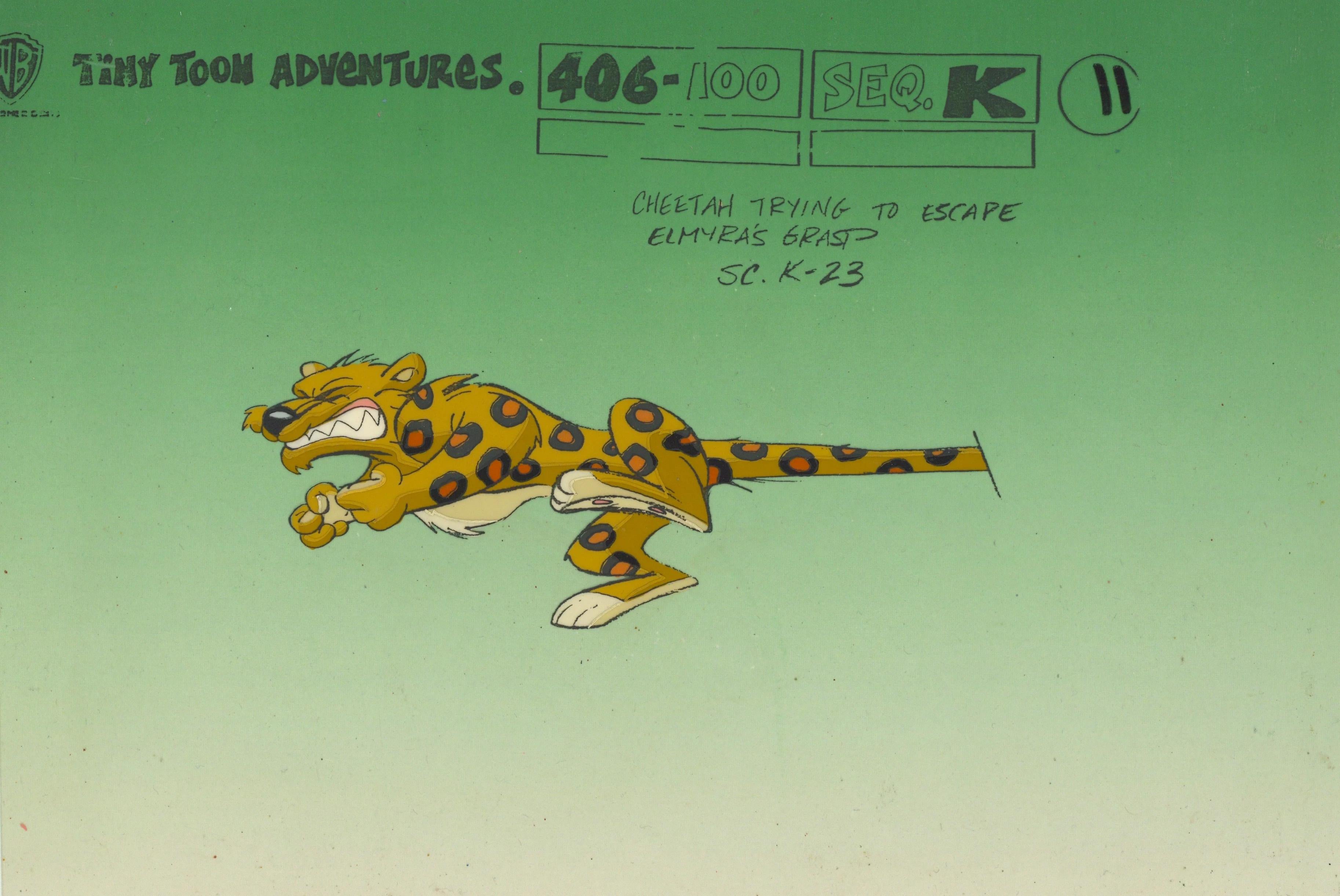 Tiny Toons Color Call Out Set : Cheetah - Art de Warner Bros. Studio Artists