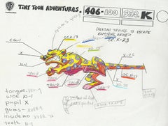 Tiny Toons Color Call Out Set: Cheetah