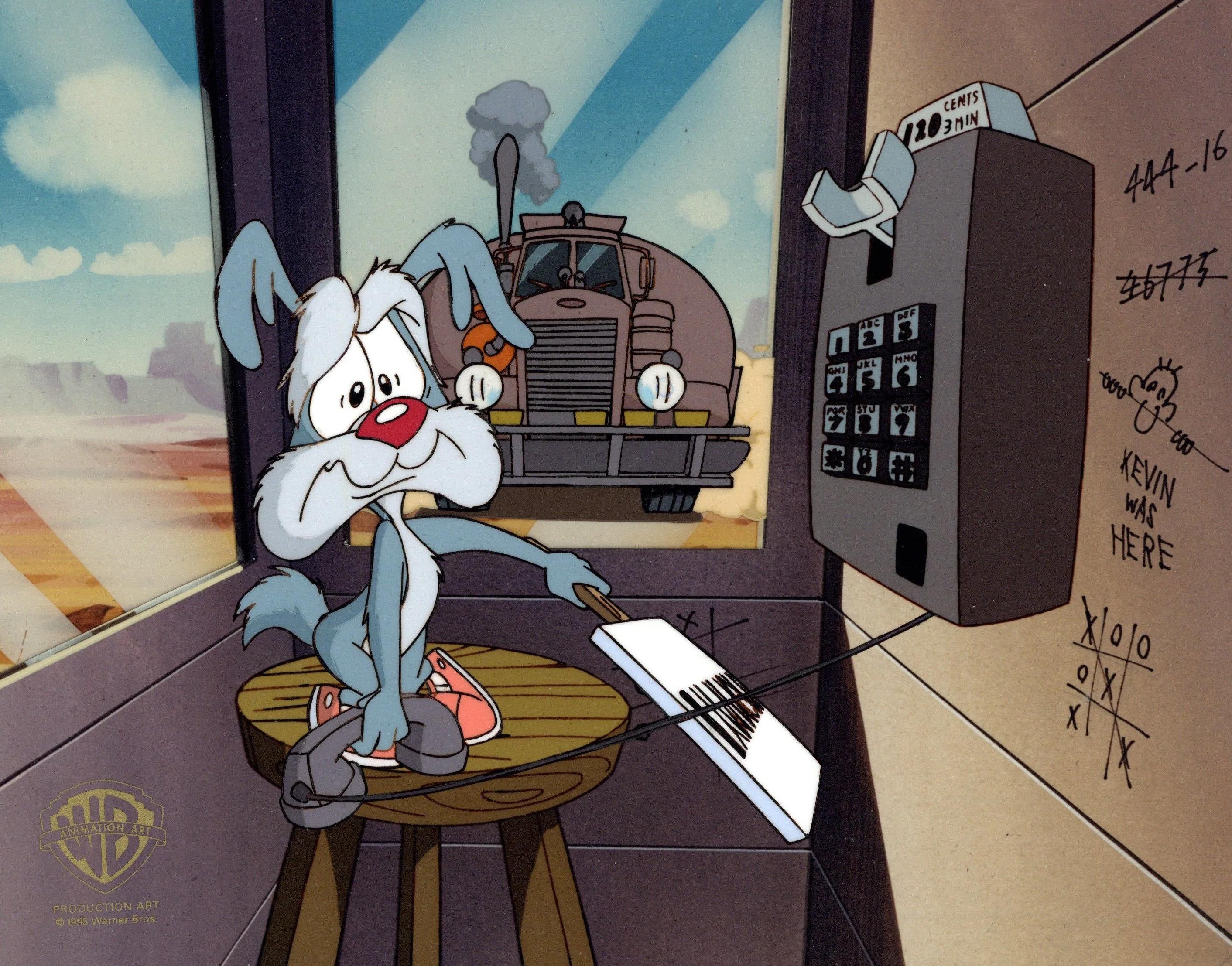Tiny Toons Original Production Cel: Calamity Coyote - Art by Warner Bros. Studio Artists