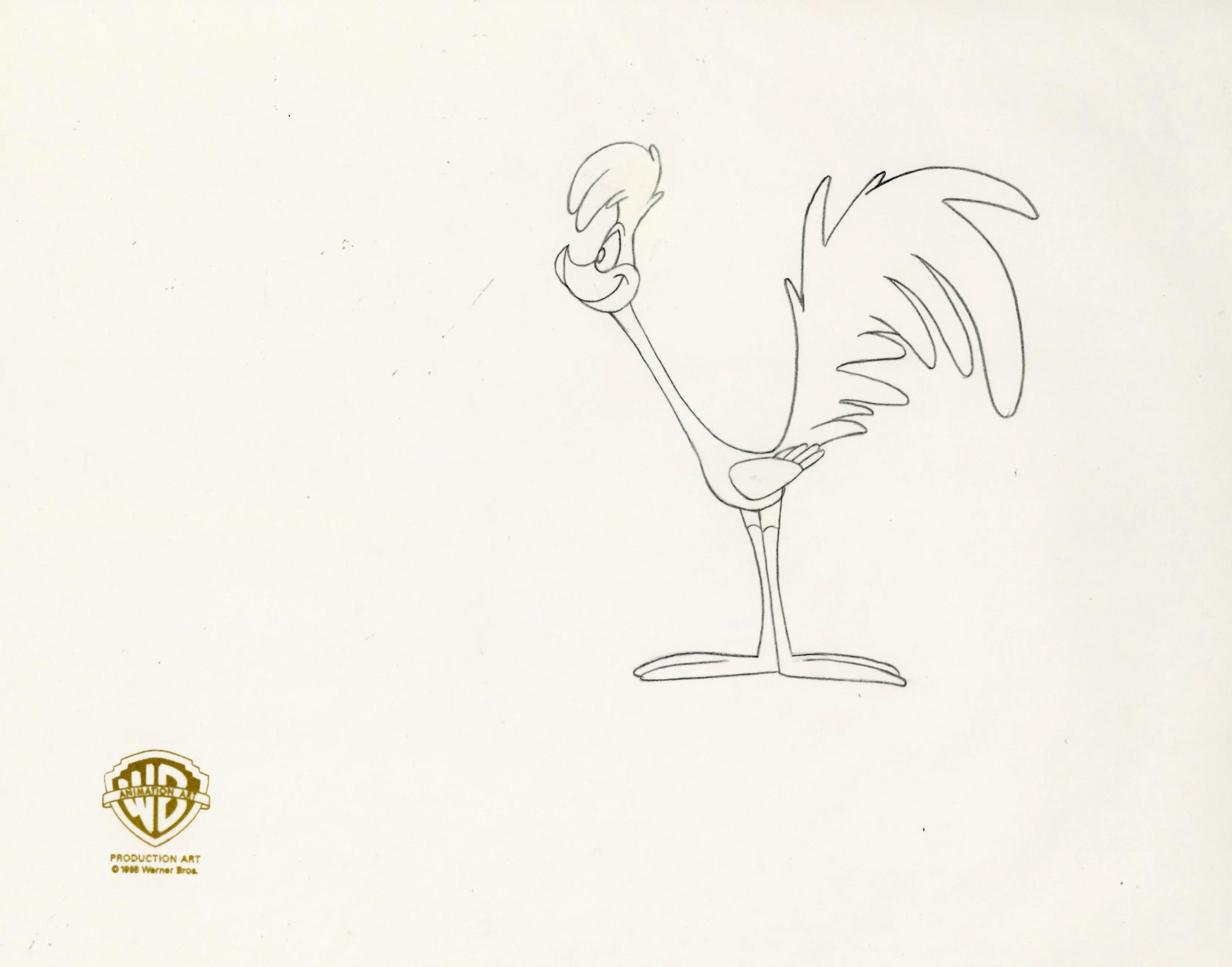 Looney Tunes Original Production Drawing: Roadrunner - Art by Looney Tunes Studio Artists