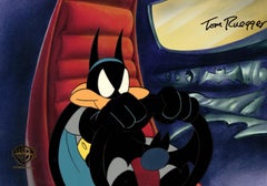 Tiny Toons Adventures Original Production Cel Signiert von Tom Ruegger: Batduck