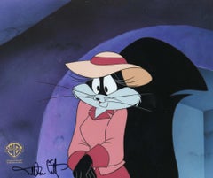 Vintage Looney Tunes Original Production Cel Signed By Darrell Van Citters: Penelope