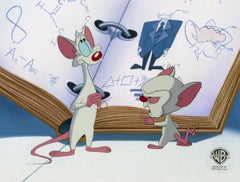Rosay And The Brain Original Production Cel: Rosay and Brain