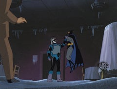 Batman The Animated Series: SubZero Original Production Cel: Batman, Mr. Freeze