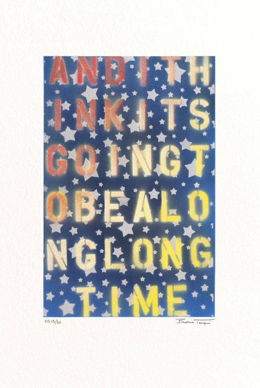 MEDIUM: Giclée on Arches Paper
IMAGE SIZE: 28" x 20"
SKU: ...

Bernie Taupin's views art as a visual extension of his song lyrics. Inspired by the song "Rocket Man," released in 1972.