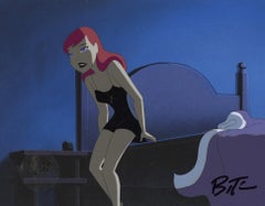 The New Batman Adventures Original Production Cel signed by Bruce Timm: Barbara