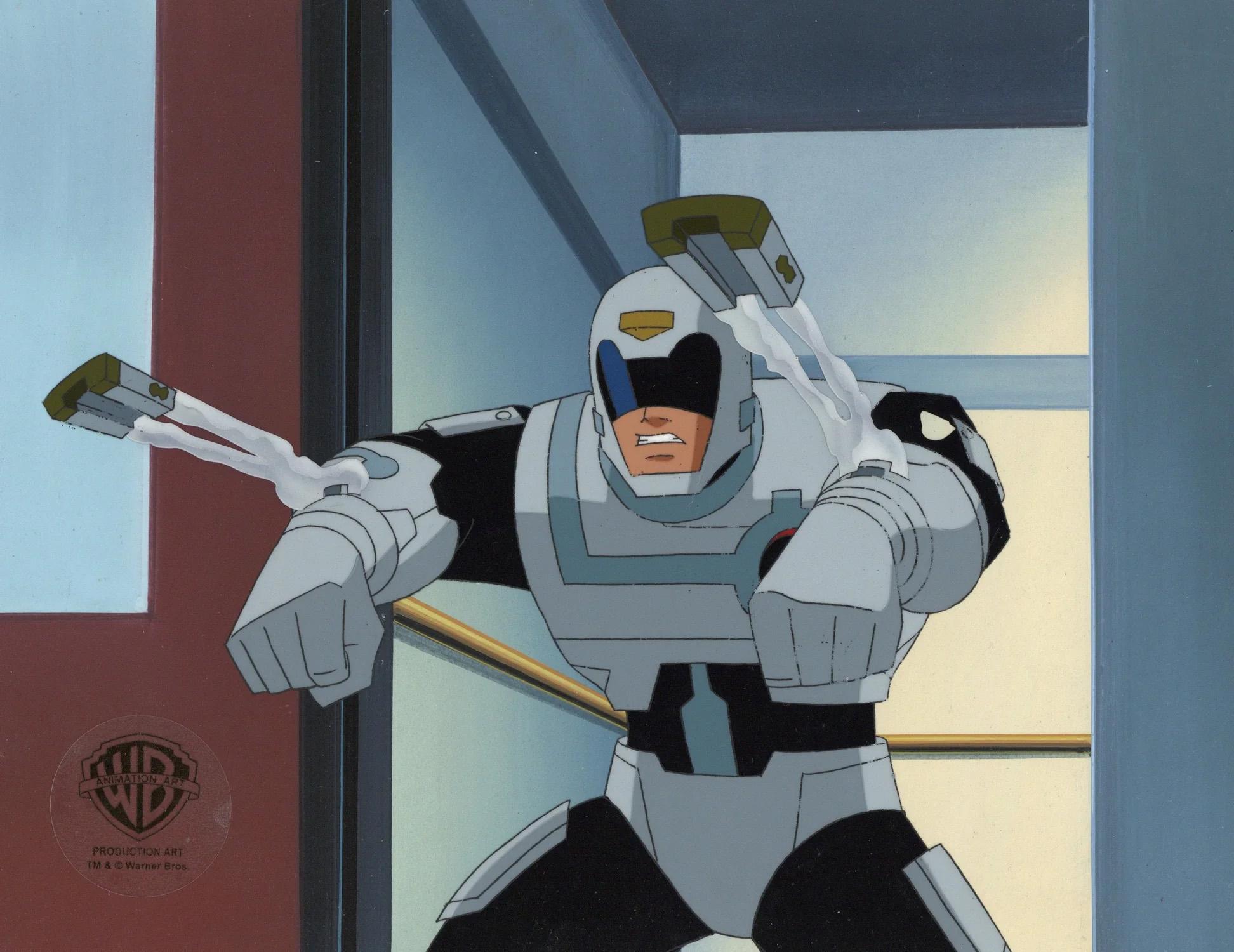 Superman the Animated Series Original Prod. Cel & Background: Corey Mills - Art by DC Comics Studio Artists