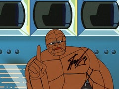 The Thing Series 1979 Hanna Barbera Original Cel/Drawing signed by Stan Lee