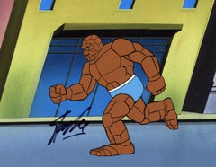 Vintage The Thing Series 1979 Hanna Barbera Original Cel/Drawing signed by Stan Lee