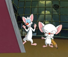 Vintage Pinky And The Brain Original Production Cel: Pinky and Brain