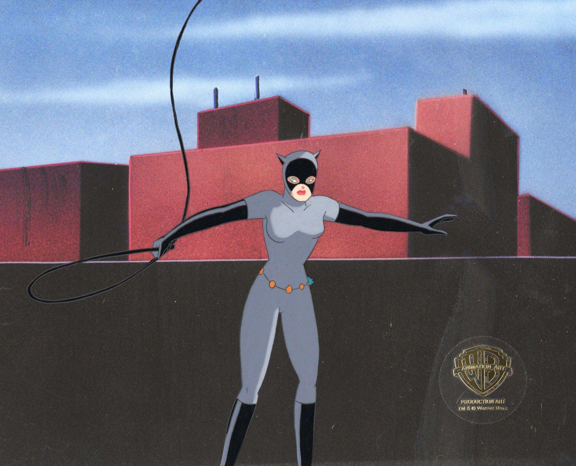 Batman The Animated Series Original Production Cel: Catwoman - Art by DC Comics Studio Artists