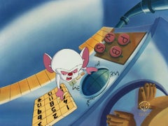 Vintage Pinky And The Brain Original Production Cel: Brain