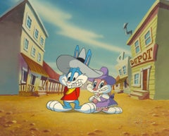 Tiny Toons Original Production Cel: Buster Bunny and Babs Bunny