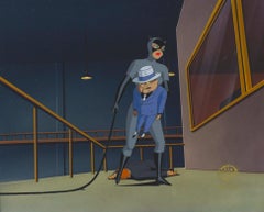 Batman The Animated Series Original Production Cel: Catwoman and Scarface