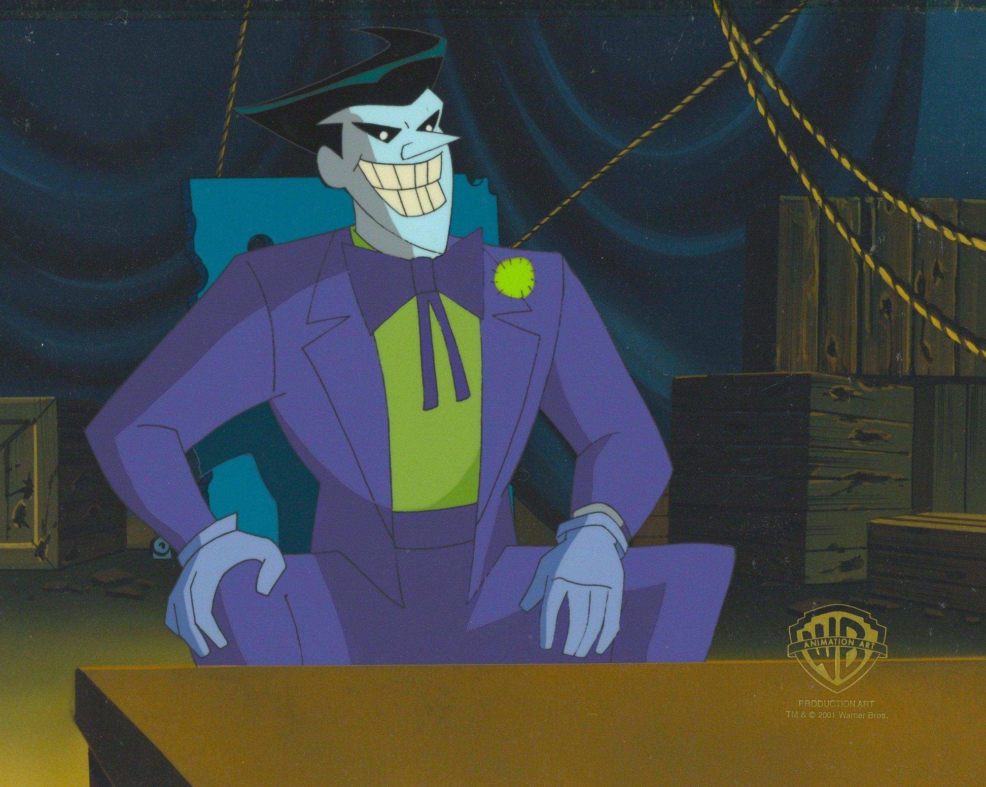 Superman the Animated Series Original Production Cel: Joker - Art by DC Comics Studio Artists