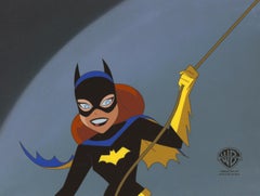 The New Batman Adventures - Cel de production originale avec dessin assorti : Batgirl